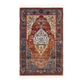 thumbnail image 3 of Unique Loom Baracoa Collection Area Rug - Miramar (2' 2" x 3' 1" Rectangle Rust Red/Blue), 3 of 7
