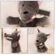 thumbnail image 5 of ColoMX Marioneta de mano de lobo de dibujos animados, marioneta de mano de animal de peluche flexible, marioneta interactiva para contar historias, 5 of 7