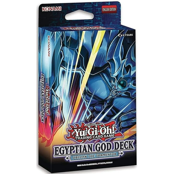 Juego de cartas coleccionables Yu-Gi-Oh! Obelisco con baraja de dioses egipcios