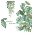 thumbnail image 1 of Pegatinas de pared de plantas tropicales, papel tapiz pastoral monstera, pegatinas de pared decorativas para puerta fresca pequeña Vhermosa, 1 of 5