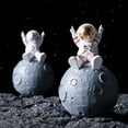 thumbnail image 4 of Hucha De Astronauta A La Moda, Hucha De Resina Respetuosa Con El Medio Ambiente, Bonita Decoración De Hucha Scienceny HA026902-02, 4 of 5