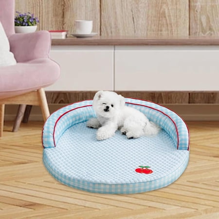 EHJRE Cat Sleeping Bed, Cooling Mat, Furniture, Crate Bed, Soft Pad, Pet Kennel, Nest for Puppies, Kittens, Cats of All Ages, Summer Indoor Cats 60cmx60cm