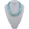 thumbnail image 2 of Bocar Multiple Strand Handmade Beaded 16" Statement Collar Necklace for Women, 2 of 2