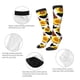 thumbnail image 3 of Fotbe Cow Print Sunflower Calcetas Divertidas Estampadas para Hombre y Mujer, Calcetas de Algodón hasta la Rodilla para Caminar, Correr, Enfermería y Embarazo, 3 of 6