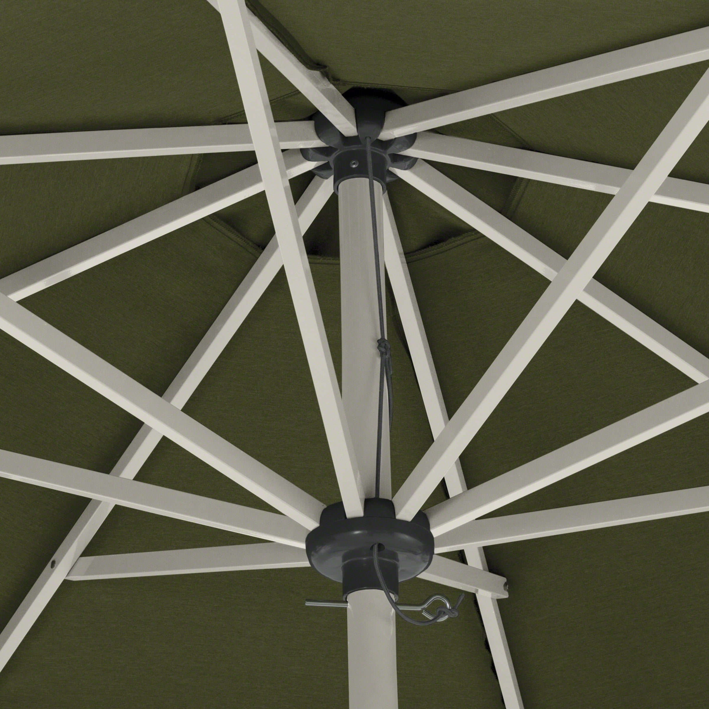 Classic Accessories Montlake™ Fadesafe™ 9' Round Aluminum Patio Umbrella, Heather Fern Green