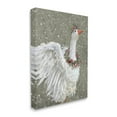 thumbnail image 2 of Stupell Industries Winter Goose Seasonal Botanicals Holiday Painting Gallery Wrapped Canvas Print Wall Art, 2 of 5