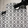 thumbnail image 3 of Ambesonne Modern Grommet Curtain, Geometric Lines, 50" x 72", Dark Taupe and White, 3 of 6