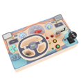 thumbnail image 1 of Juguete para el Volante para Niños, Volante de Madera Fingente Juguar Al Juguete de Conducció Interactiva Para Niños, 1 of 7