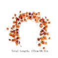 thumbnail image 3 of MMJ 5.74FT Thanksgiving Garland with Maple Leaves, Flexible Artificial Garland for Mantel Window Stair Rail Thanksgiving Decor, 3 of 6