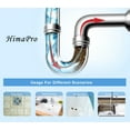 thumbnail image 5 of HimaPro Flexible Drum Auger Plumbing Snake Drain Snake Auger 25 Feet Heavy Duty Clog Remover, 5 of 9