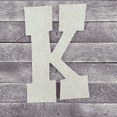thumbnail image 3 of Wooden Letter Unfinished, Rustler Font, Craft Cutout, 3 of 3