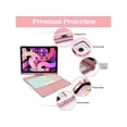 thumbnail image 7 of Wireless Touchpad Keyboard Case For iPad Pro 11 inch 2022 2021 2020/iPad Air 5 10.9 2022/Air 4 10.9 2022 with Pencil Holder, 7 Colors Backlit, 7 of 7