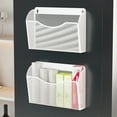 thumbnail image 2 of Musbetu Magnetic Pencil Holder Metal Wire Mesh Storage Baskets with Strong Magnets Fridge Side Organizer for Refrigerator Whiteboard, 2 of 7
