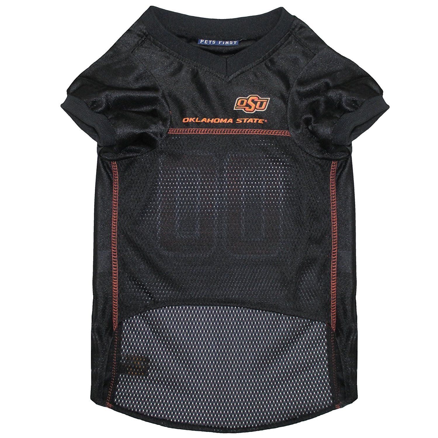 Pets First Collegiate Oklahoma State Cowboys Football/Basketball Mesh Jersey for Pet Dog. available in 40+ Teams - Medium