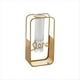 thumbnail image 1 of Florero de Metal con Soporte, Florero de Vidrio Transparente, Escritorio, Plantas Hidropónicas para el Hogar, Decoración del Hogar, Decoración de Oficina A, 1 of 5