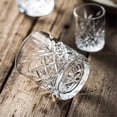 thumbnail image 3 of Transparent Embossed Glass Cups, 5 Sizes Stemless Glassware for Water, Milk, Juice, Wiskey and Cocktails, 3 of 7