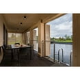 thumbnail image 3 of Omax Decor Cleo Arm Resin Patio Dining Chair in Anthracite Black - (Set of 2), 3 of 7