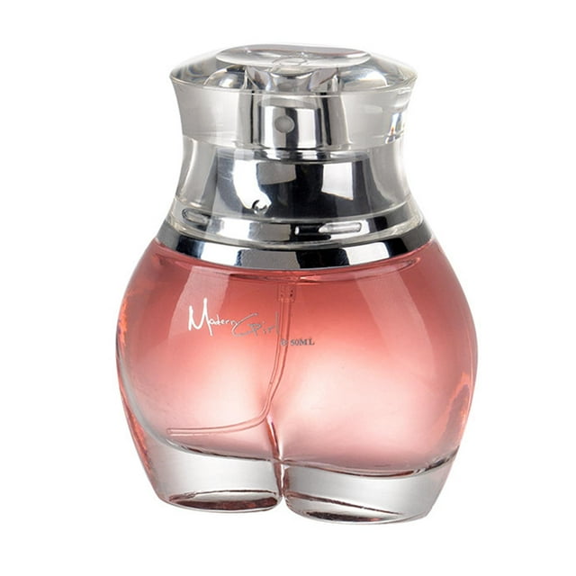 perfume de mujer zulema 30 ml rosa botella de cristal curvada con líquido rosa y tapón plateado, vista frontal centrada que muestra el atomizador y el cuerpo portátil de 30 ml (aprox. 6x5x4 cm), fondo blanco minimalista; a menudo usado como regalo y práctico para viajes.