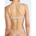 thumbnail image 3 of Joyspun Women's Lace and Mesh Thong Panties, 3-Pack, Sizes XS-XXXL, 3 of 7