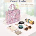thumbnail image 5 of FORMRS Womens Corduroy Tote Bag Crossbody Shoulder Handbag with Pocket, Pink Halloween, 5 of 7