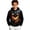 Black, variant on Weebloom Kids Halloween Hoodies For Boys Funny Graphic Fleece Toddler Hoodie Pullover Tops,Size 4-14 Y