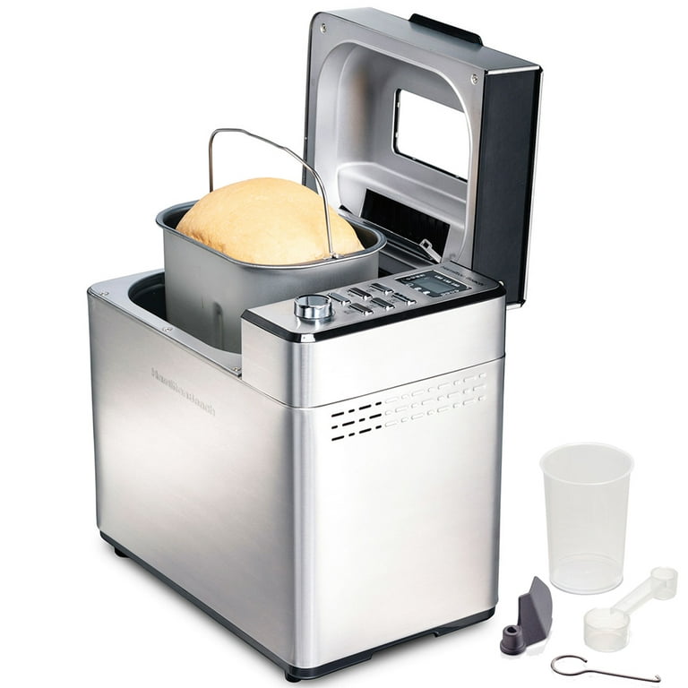 Hamilton Beach 29888 Premium Dough and Bread Maker Machine 2lb. Loaf  Capacity Bundle 