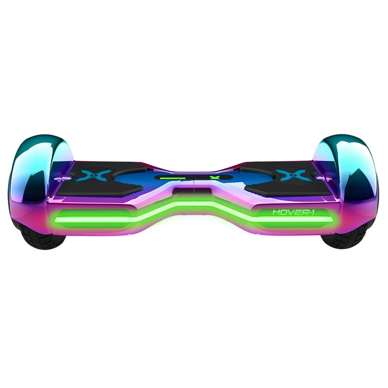 Free Shipping Hover 1 Iridescent Eclipse Electric Self Balancing Used Hoverboard with 8 Au Tires Dual 200W Motors 7 mph Max Speed and 7 Miles Max Range Walmart