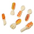 thumbnail image 1 of Juego de 6 imanes para nevera en miniatura de resina alimentaria en 3D, 1 of 3