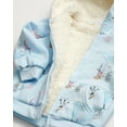 thumbnail image 3 of Disney Frozen Girls Toddler Long Sleeve Fleece Pullover Hoodie Sweatshirt Blue, 4T, 3 of 6