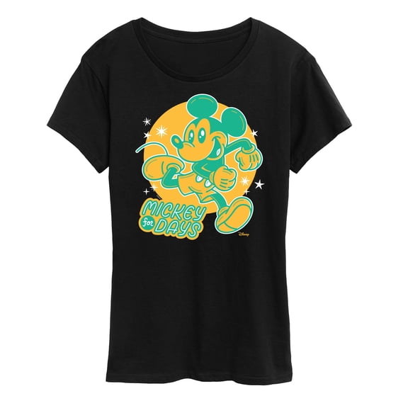Disney - Mickey For Days - Women's Short Sleeve Graphic T-Shirt