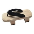 thumbnail image 3 of Wxqbjtam Japanese Wooden Clogs Anti Slip Stylish Japanese Traditional Sandals for Cosplay 42, 3 of 8