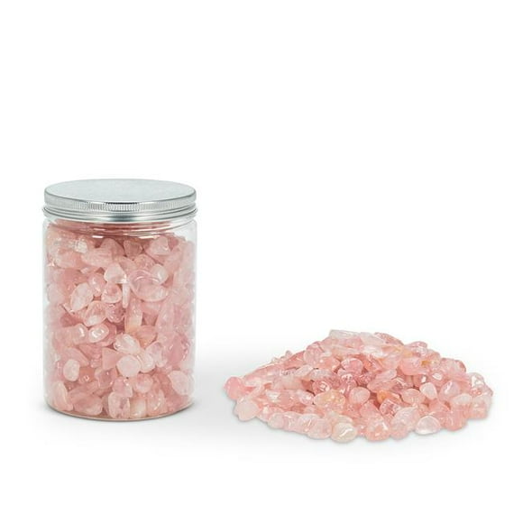 Abbott Collection AB-27-DIVINITY 4.5 in. Natural Quartz Stone, Pink