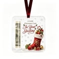 thumbnail image 3 of Cheapark 4.72 Inch Clear Acrylic Christmas Cash Gift Storage Ornament, Transparent Money Holding Pendant For Tree Hanging, Decorative Currency‑Focused Plaque For Christmas Holiday Home Decor Gift, 3 of 6