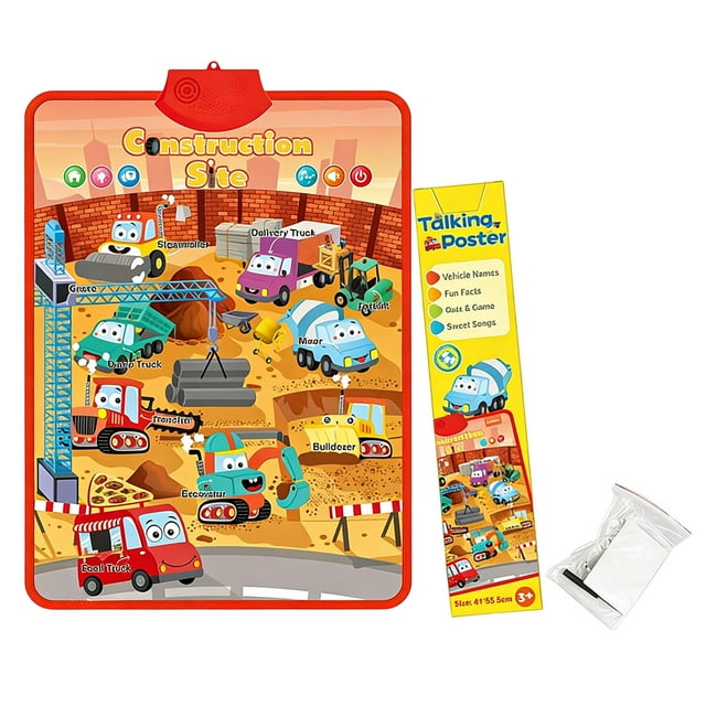 TIELUTT Tableau Mural Parlant pour Enfants Tableau Mural Alphabet Électronique Jeux de Société Alphabet 100 Jeux de Multiplication Compatibles avec Machine Jeux de Société pour Enfants 3-4 Ans Addition Mathématiques Faits