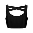 thumbnail image 3 of Sinleey Girls 2 Piece Gymnastics Outfits Sports Crop Top with Shorts Activewear Set Summer Sports Black 10, 3 of 7