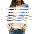 thumbnail image 3 of kaondbfi Hoodless Sweatshirts for Stylish Women Tie Dye Sweatshirt Casual Long Sleeve Crewneck Pullover Shirts Womens Summer Fall Fashion Sweat Shirts, 3 of 5