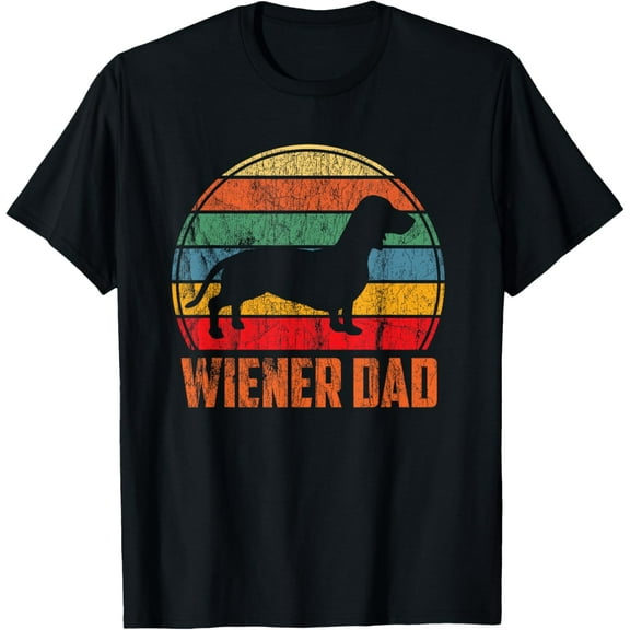 Wiener Dog Dad - Funny Dachshund Gift - Cute Weiner Dog T-Shirt