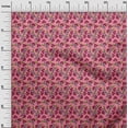 thumbnail image 2 of oneOone Cotton Cambric Fabric Leaves & Floral Block Print Fabric By Yard 56 Inch Wide, 2 of 4