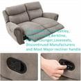 thumbnail image 6 of Metal Recliner Handle Replacement Parts with Cable,Couch Release Lever Pull Handle,Fits Ashley and Most Recliner Sofa Brand,Exposed Cable Length 4.9inch, 6 of 6