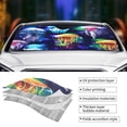 thumbnail image 5 of Disketp Windshield Sun Shade, Car Sun Shade For Front Window Transparent Jellyfishes Sunshades Sun Visor Protector Blocks Uv Rays Foldable, 5 of 9