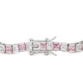 thumbnail image 2 of Precious Stars Bracelet de Tennis Zircone Cubique Rose et Clair, 2 of 3