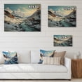 thumbnail image 4 of Designart "Glacier Frozen Winter I" Landscapes Print on Natural Pine Wood, 4 of 5