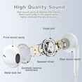 thumbnail image 7 of USB C Headphones for Samsung S24 S23 FE S22 S21 S20 A53 A54 Wired Earbuds Metal in-Ear Type C Earphone with Microphone Volume Control Bass Stereo for iPhone 17 Pro Max iPhone 16 Pro Max Pixel (Pink), 7 of 7