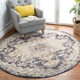thumbnail image 3 of SAFAVIEH Madison Dalia Oriental Area Rug, Black/Gold, 5' x 5' Round, 3 of 11