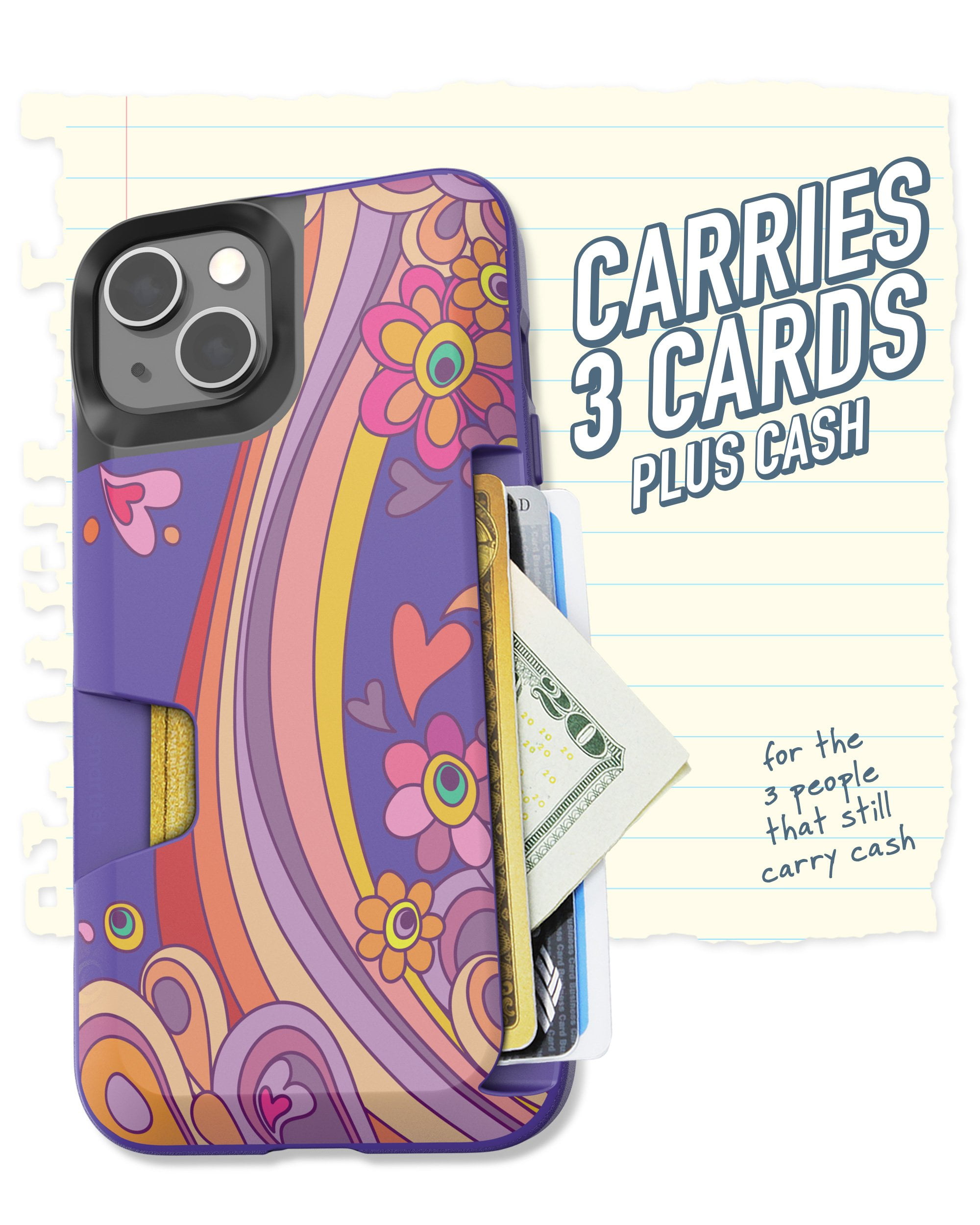 Smartish iPhone 13 Wallet Case - Wallet Slayer Vol. 1 [Slim + Protective] Credit Card Holder - Freshly Baked
