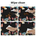 thumbnail image 4 of Wuche  Cute Cartoon Cat Round Fitted Tablecloth Elastic Edge Waterproof Oil-Proof Table Cover Stain-Resistant Table Cloth Fits Round Tables, 4 of 7