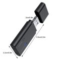 thumbnail image 2 of Inteprter Receptor Bluetooth 5.0 Mini estéreo Bluetooth USB 3.5mm Jack Audio para TV PC Car Kit Adaptador inalámbrico Electrónica, 2 of 6