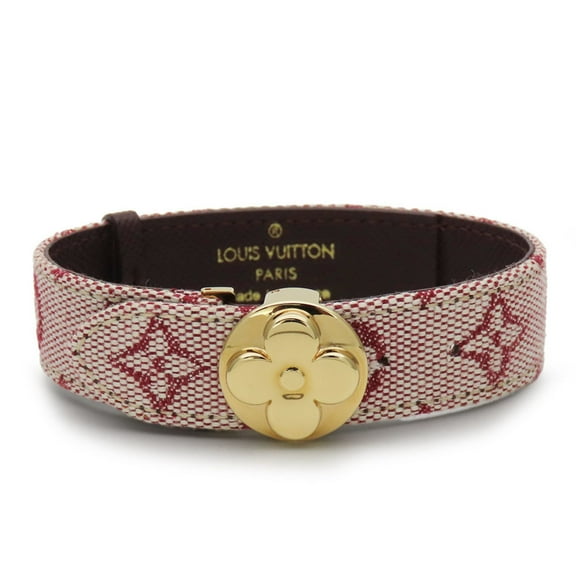 Pre-Owned Louis Vuitton Bracelet Good Luck M64459 Monogram Mini Metal Pink Accessory... (Good)