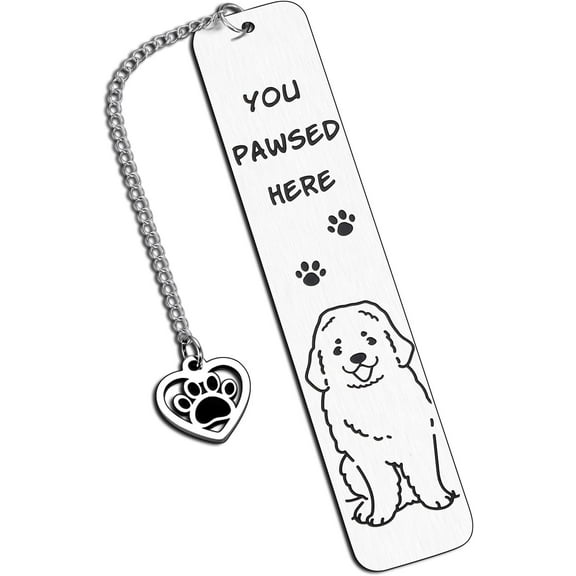 Dog Bookmark Gifts for Dog Lovers, Bookmarks for Reading Women Book Lover, Christmas Dog Themed Gifts, Stocking Stuffers for Women, Dog Accessories Dog Owner Book Marker for Bookish, Book Club Gifts