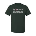 thumbnail image 2 of Donâ€™t Let Friends ALone Awareness Men's Graphic T-Shirt, Forest Green, Small, 2 of 3
